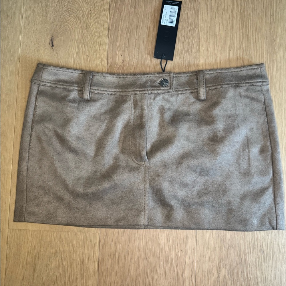 Lioness Tan Mini Skirt